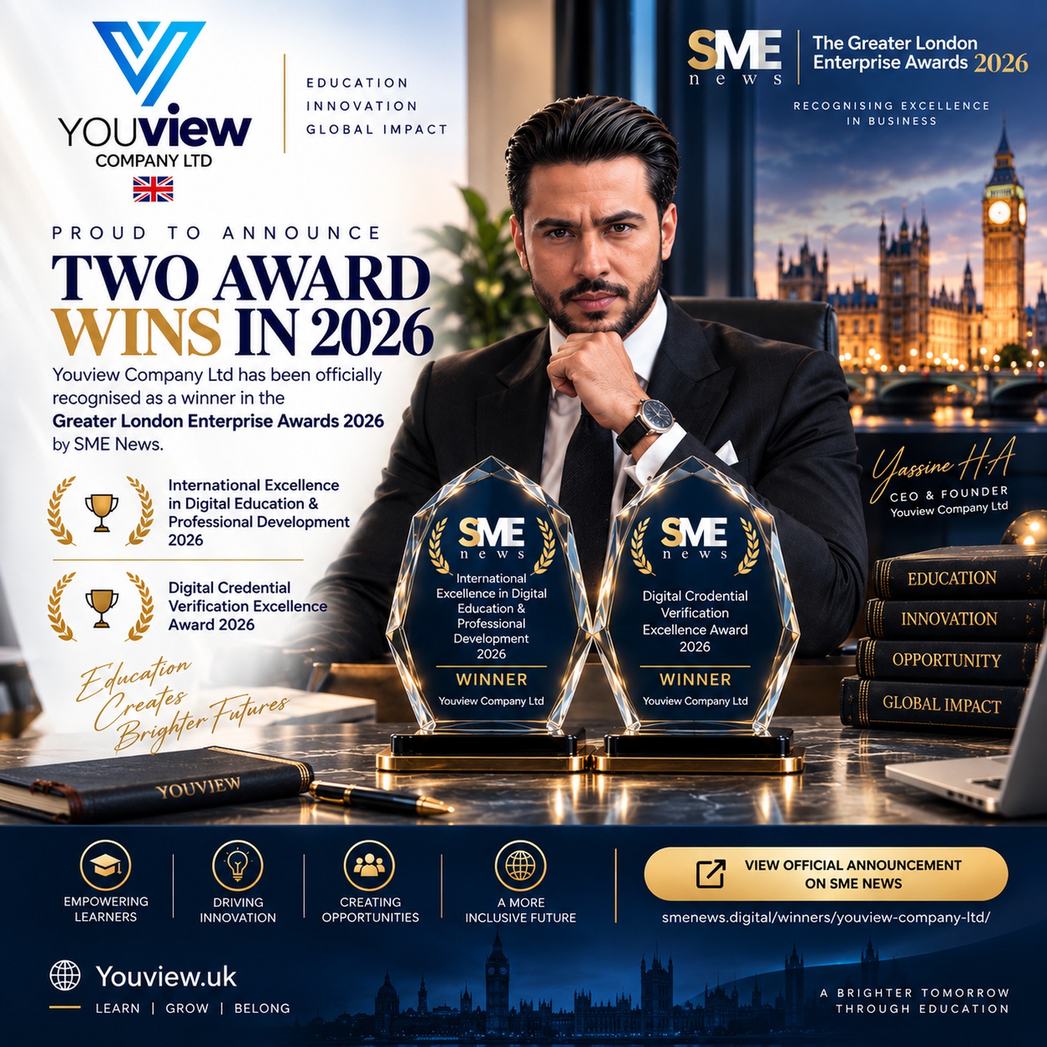 Youview Company Ltd — Greater London Enterprise Awards 2026